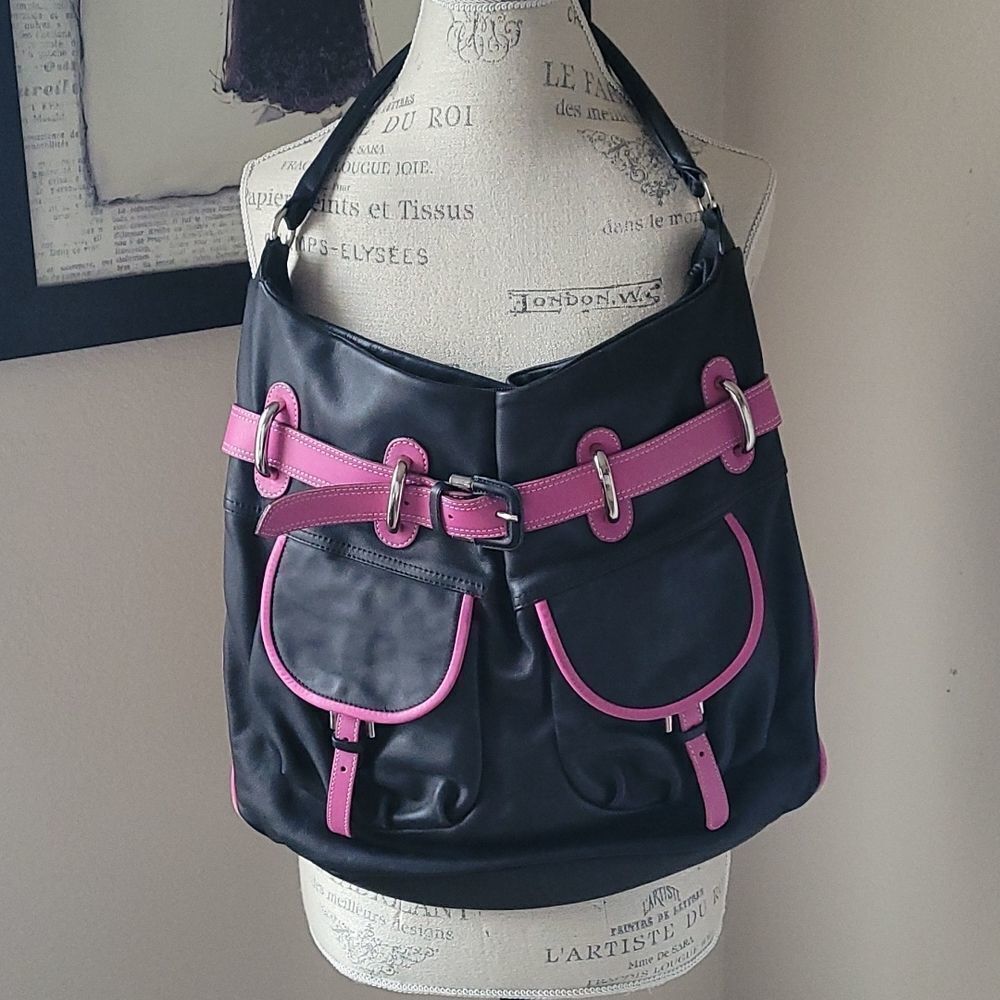- - Bruno Rossi Leather Handbag
